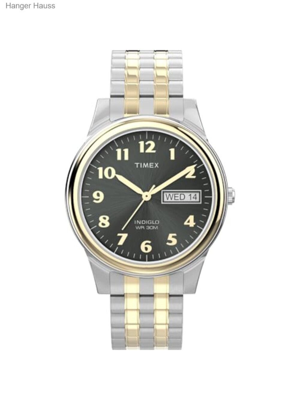 Timex Men's Charles Street Watch - Two Tone Stainless Steel Expansion Band